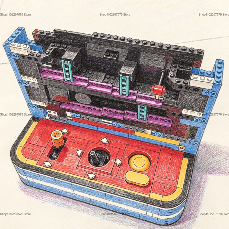 New Pinball Machine Building B - Lego Set Technic ulasan dan harga