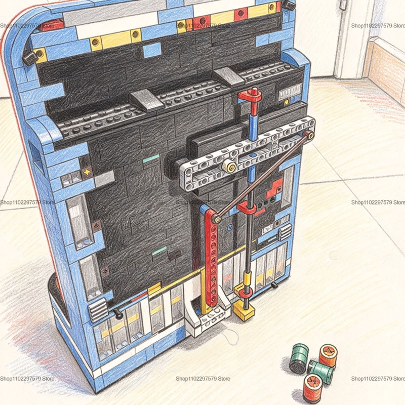 New Pinball Machine Building B - Lego Set Technic ulasan dan harga