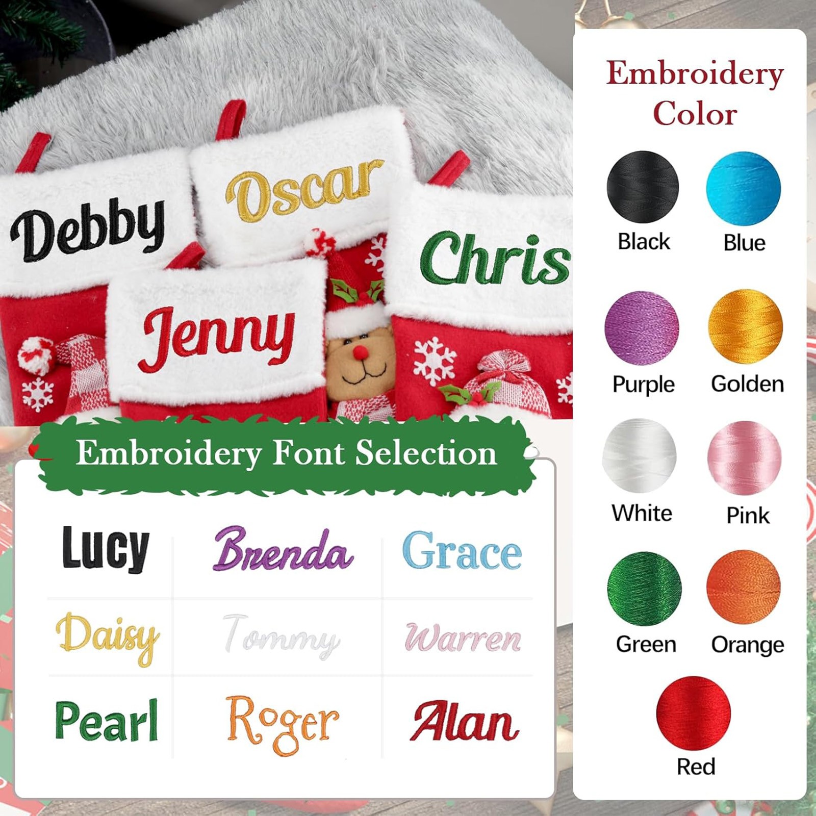 Christmas Decorative Stocking  - Christmas Stocking Hanging ulasan dan harga