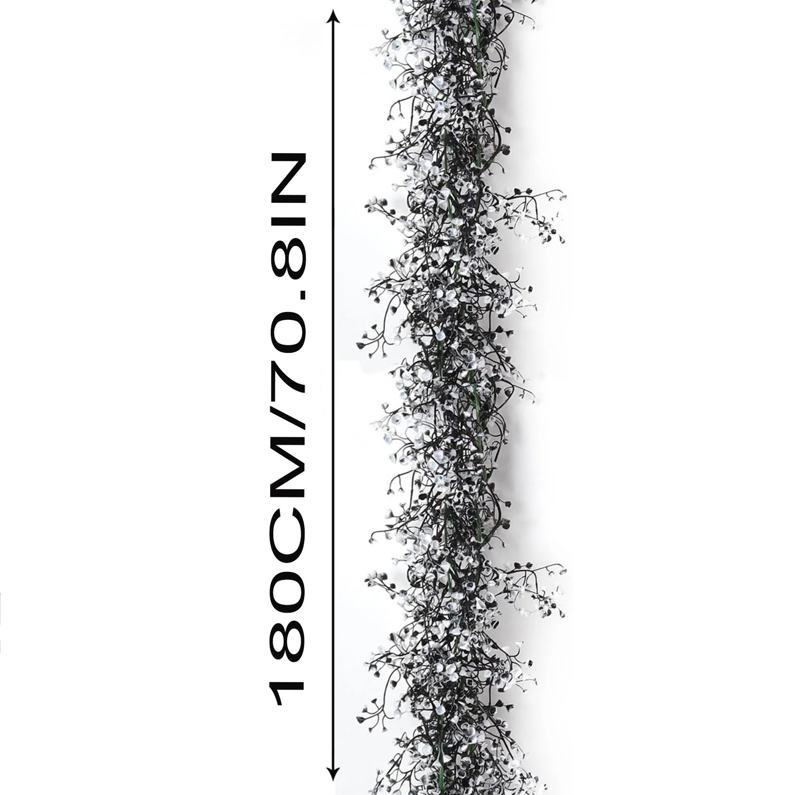 Halloween Artificial Branch Ga - Tinsel Garland Decoration ulasan dan harga