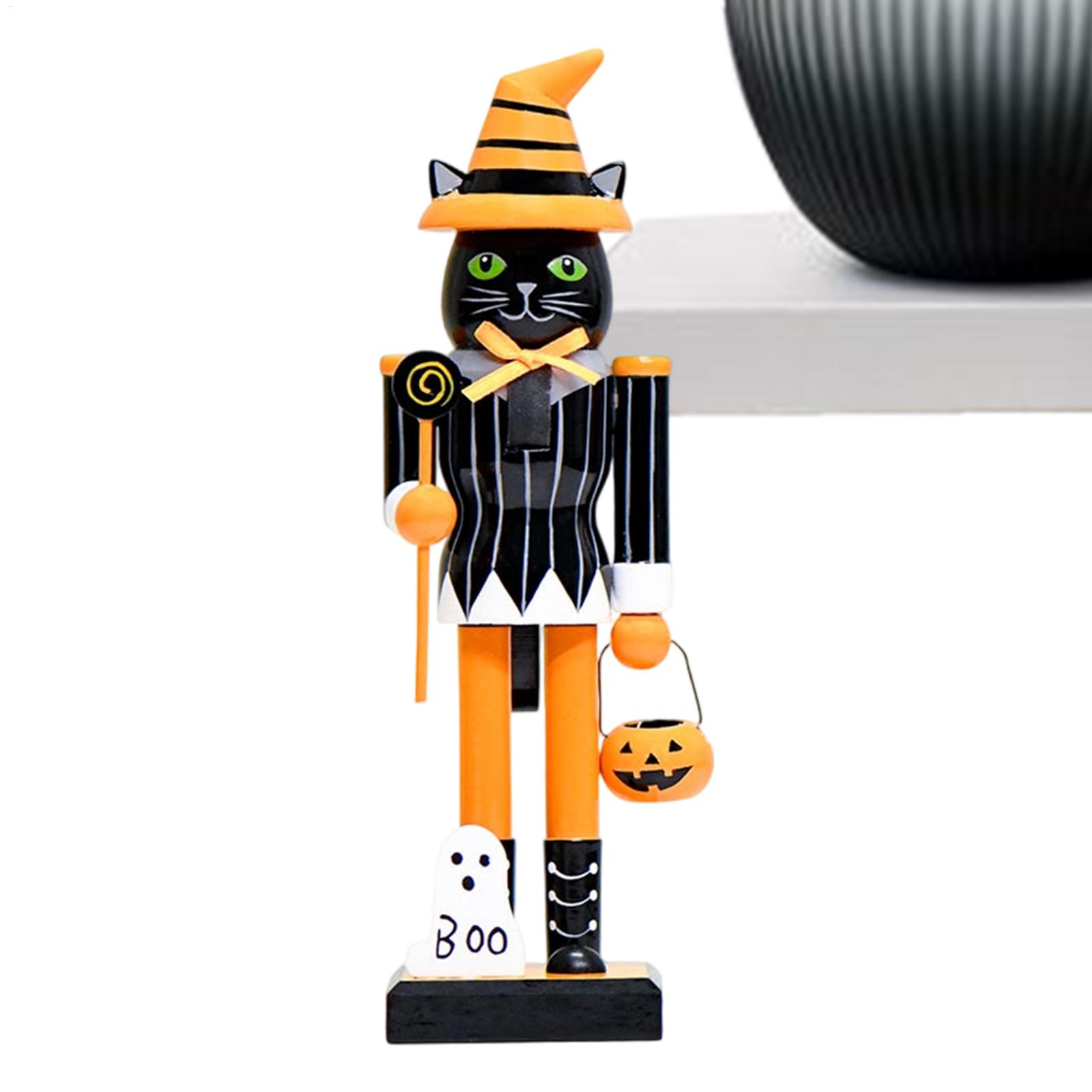 Halloween Wooden Nutcracker Ho - Nutcracker Figurine ulasan dan harga