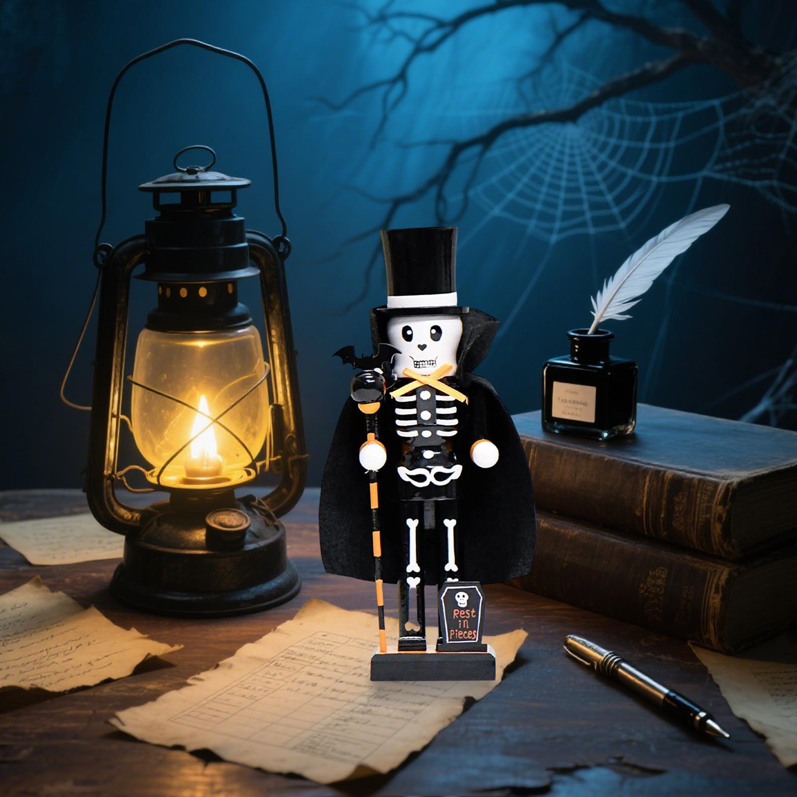 Halloween Wooden Nutcracker Ho - Nutcracker Figurine ulasan dan harga