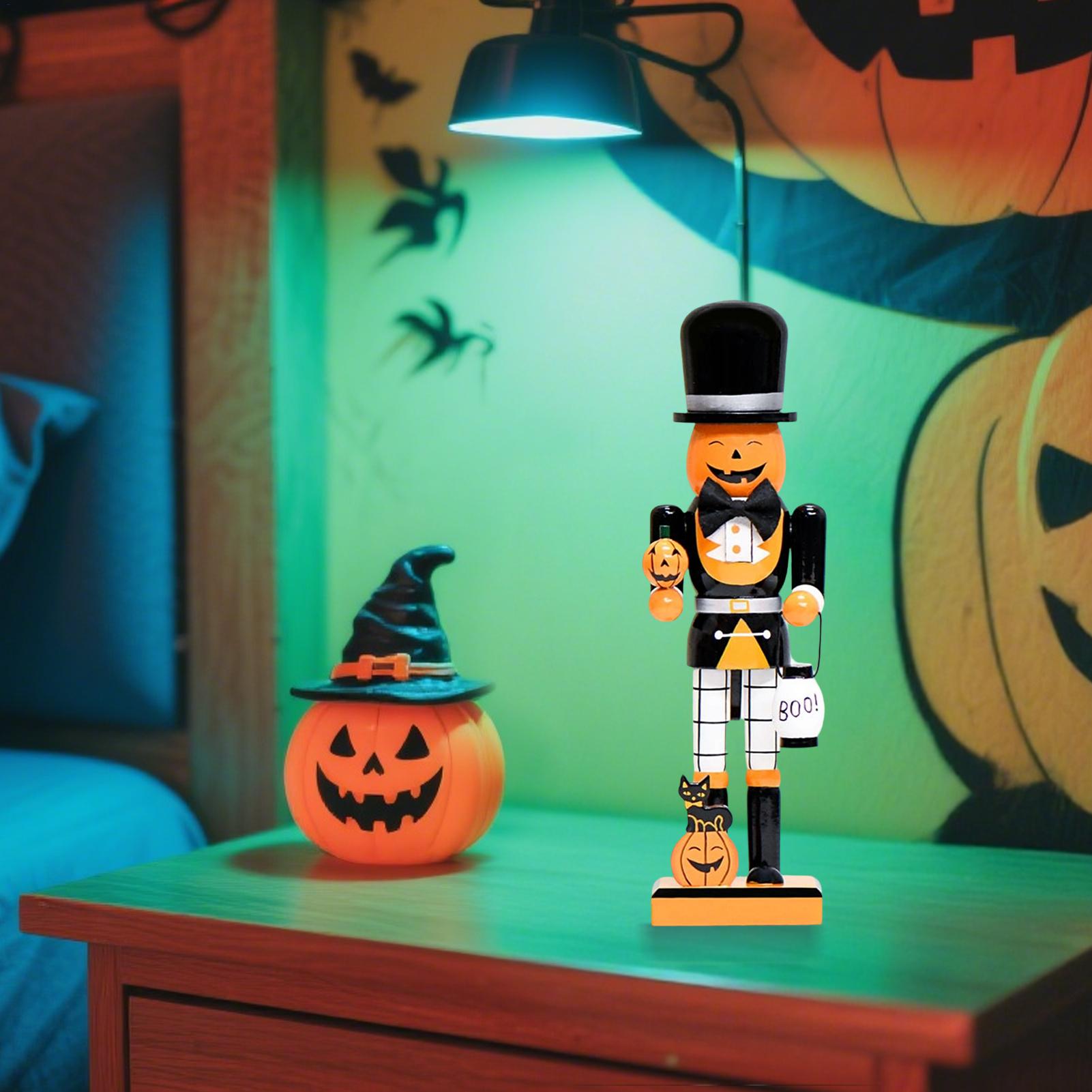 Halloween Wooden Nutcracker Ho - Nutcracker Figurine ulasan dan harga