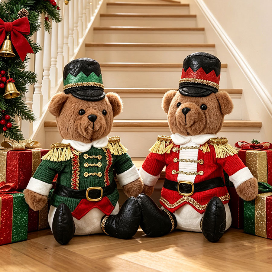 Christmas Soldier Bear Doll Nu - Nutcracker Figurine ulasan dan harga