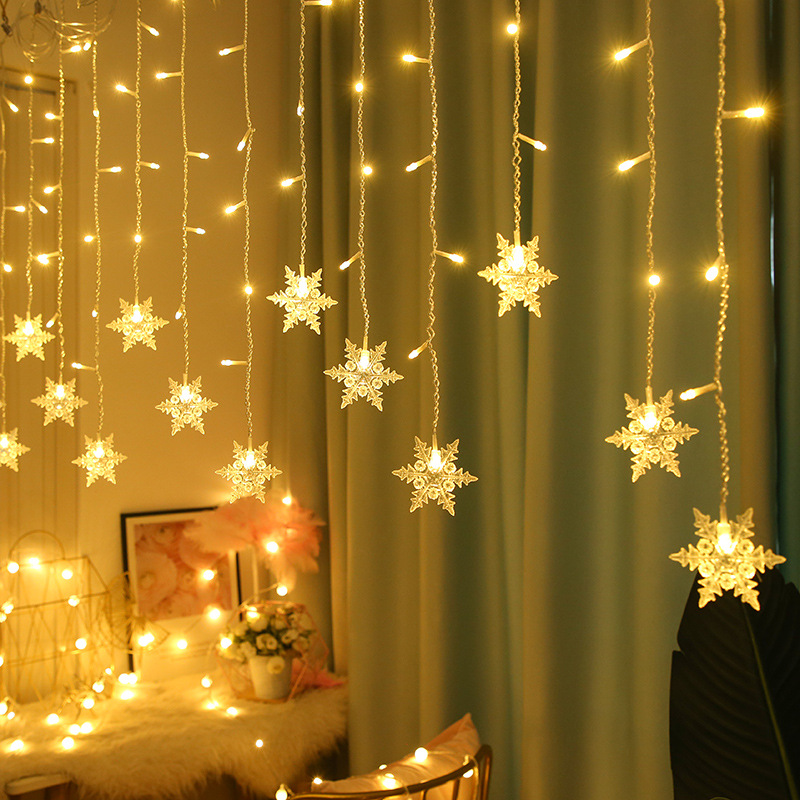 3.5M Christmas Snowflake LED S - Led Fairy String Lights ulasan dan harga