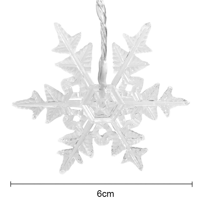 3.5M Christmas Snowflake LED S - Led Fairy String Lights ulasan dan harga