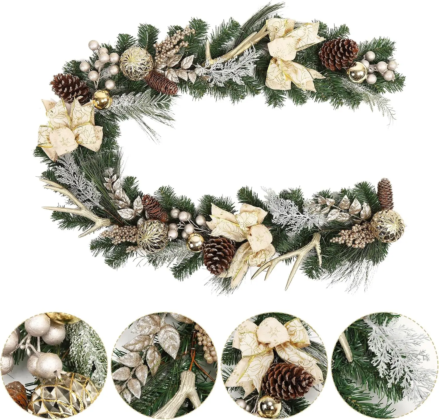 Garvee 6 ft Pre-Lit Christmas  - Led Fairy String Lights ulasan dan harga