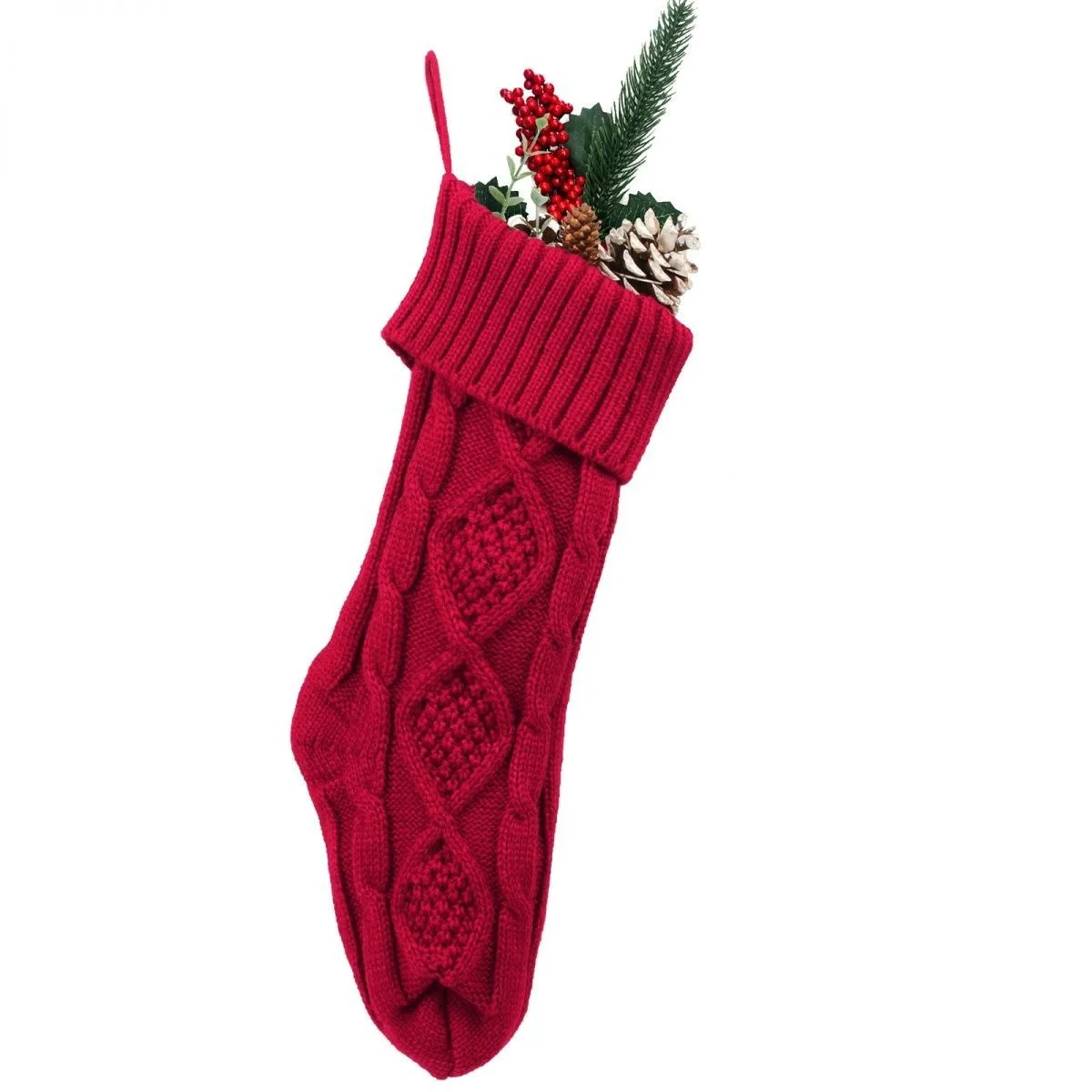 2026 New Knitted Christmas Sto - Christmas Stocking Hanging ulasan dan harga