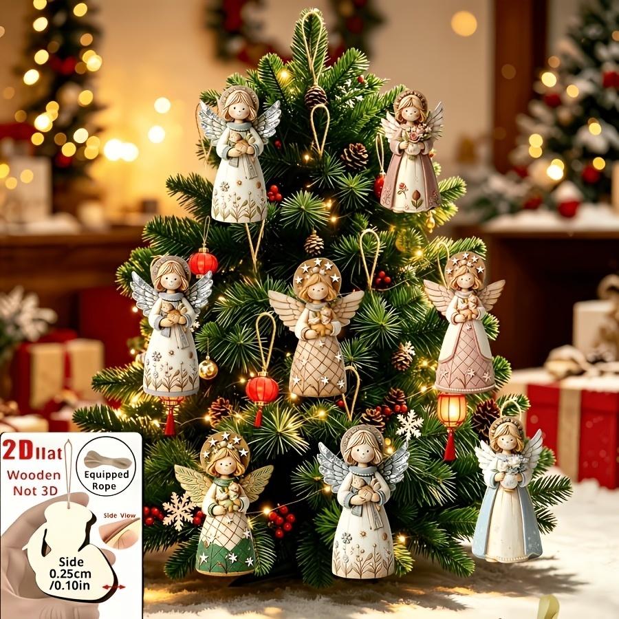 1/5/10/20/50/100pcs 2D Templat - Christmas Tree Artificial ulasan dan harga