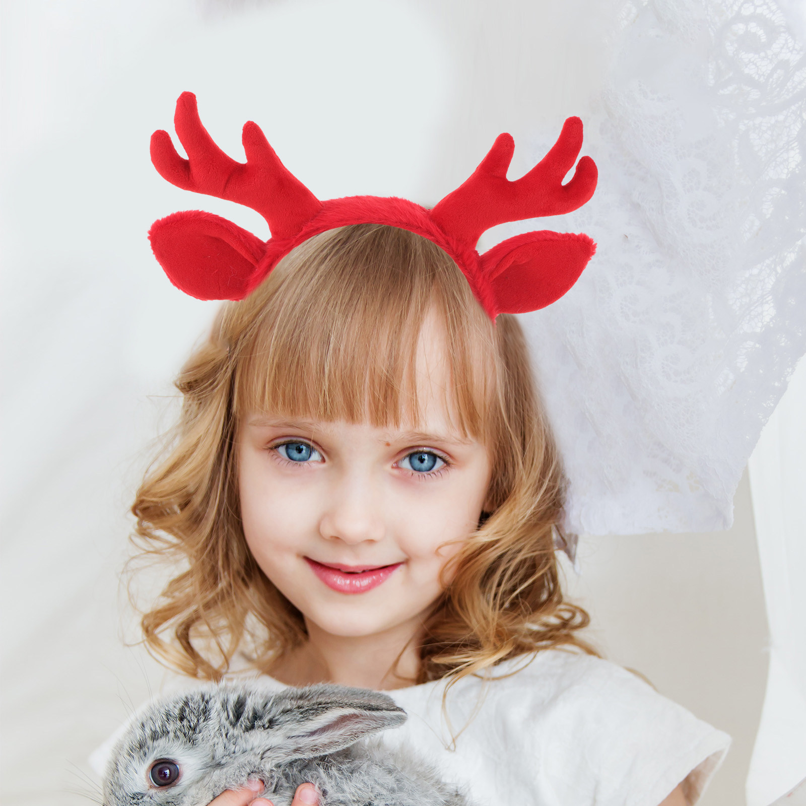 Festive Christmas Reindeer Ant - Reindeer Antlers Headband ulasan dan harga
