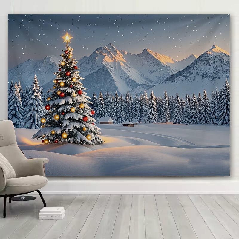 VIKAMA Snow Mountain Christmas - Christmas Tree Artificial ulasan dan harga