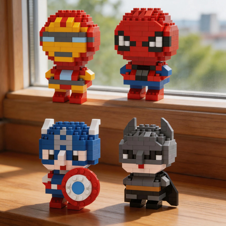 Spider-Man, Iron Man, Captain  - Lego Set Technic ulasan dan harga
