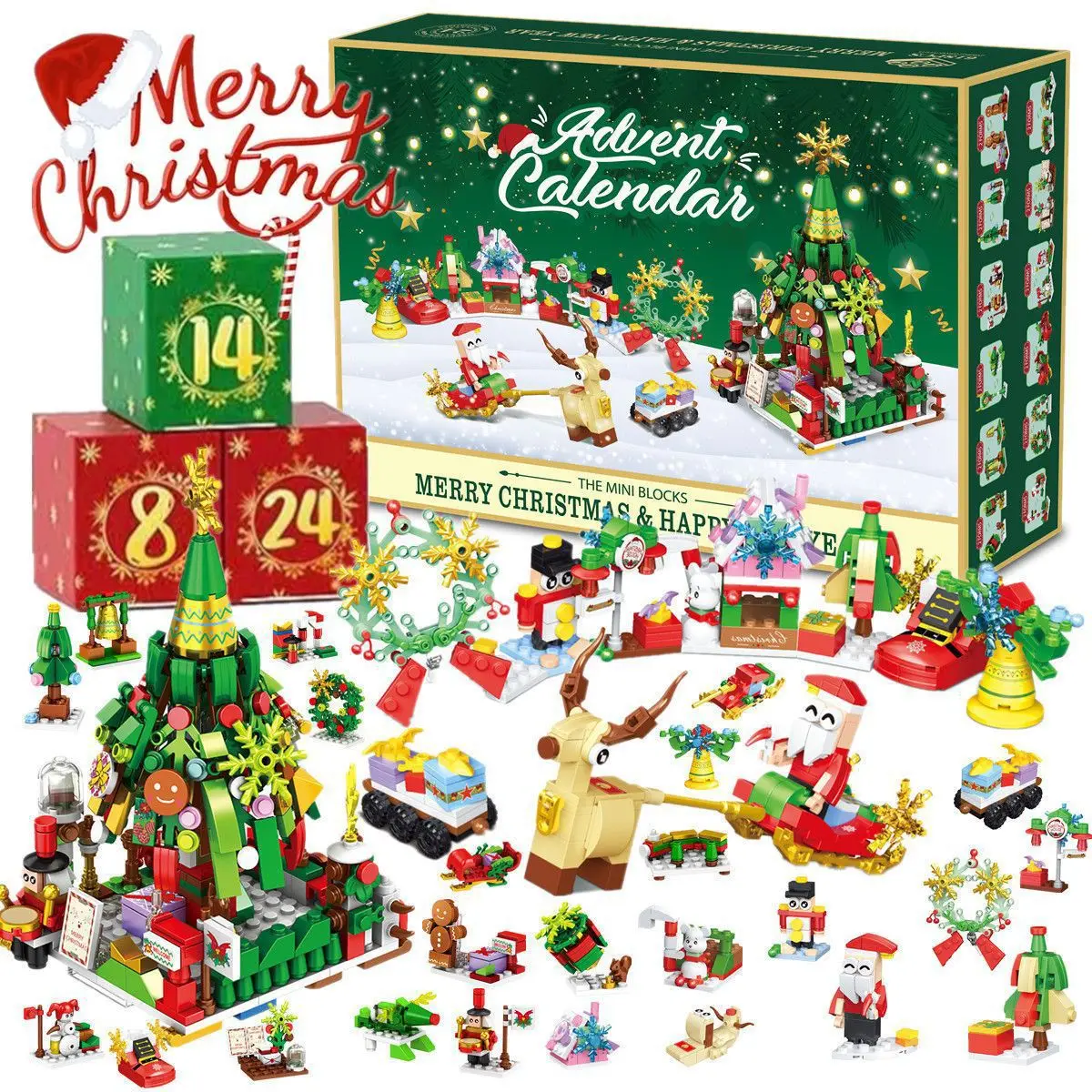New 24Years Christmas building - Lego Set Technic ulasan dan harga